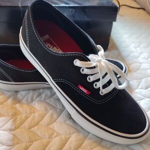 Vans Black Canvas Sneakers